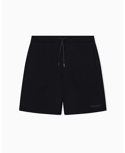A|X Armani Exchange Men's Milan Ny Fleece Shorts