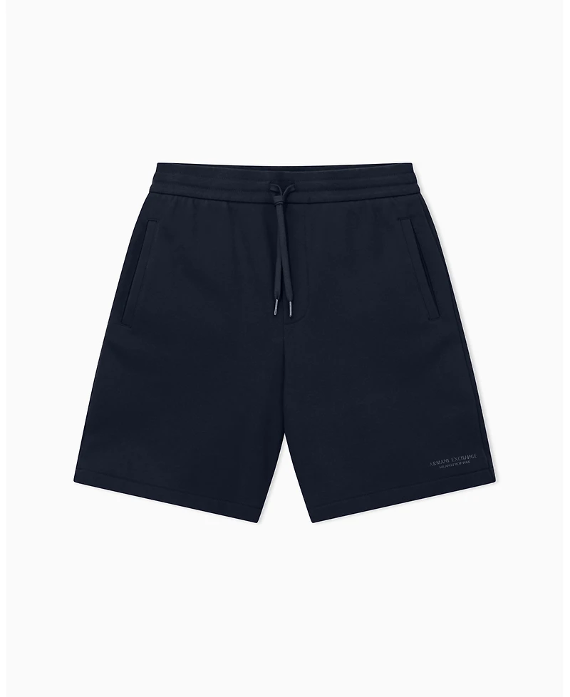 A|X Armani Exchange Men's Milan Ny Fleece Shorts