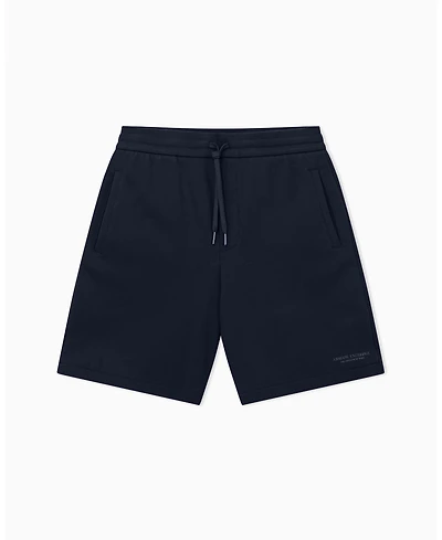 A|X Armani Exchange Men's Milan Ny Fleece Shorts