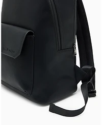 A|X Armani Exchange Men's Faux-Leather with Lettering Backpack