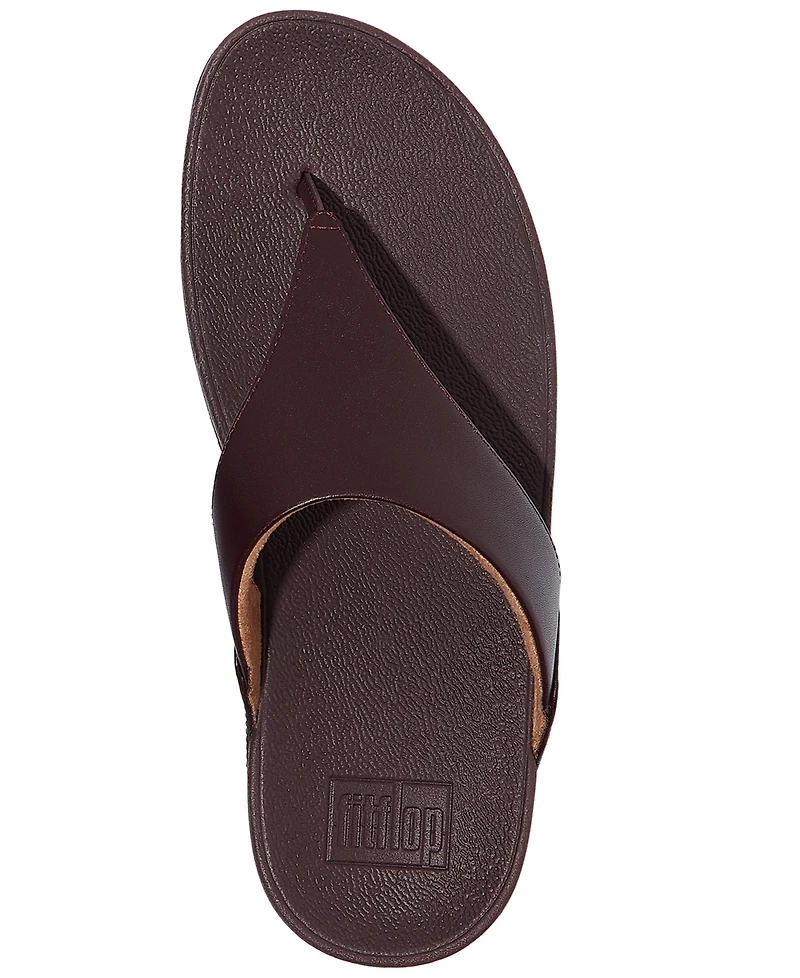 FitFlop Women's Lulu Leather Toe-Thongs Sandals