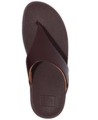 FitFlop Women's Lulu Leather Toe-Thongs Sandals