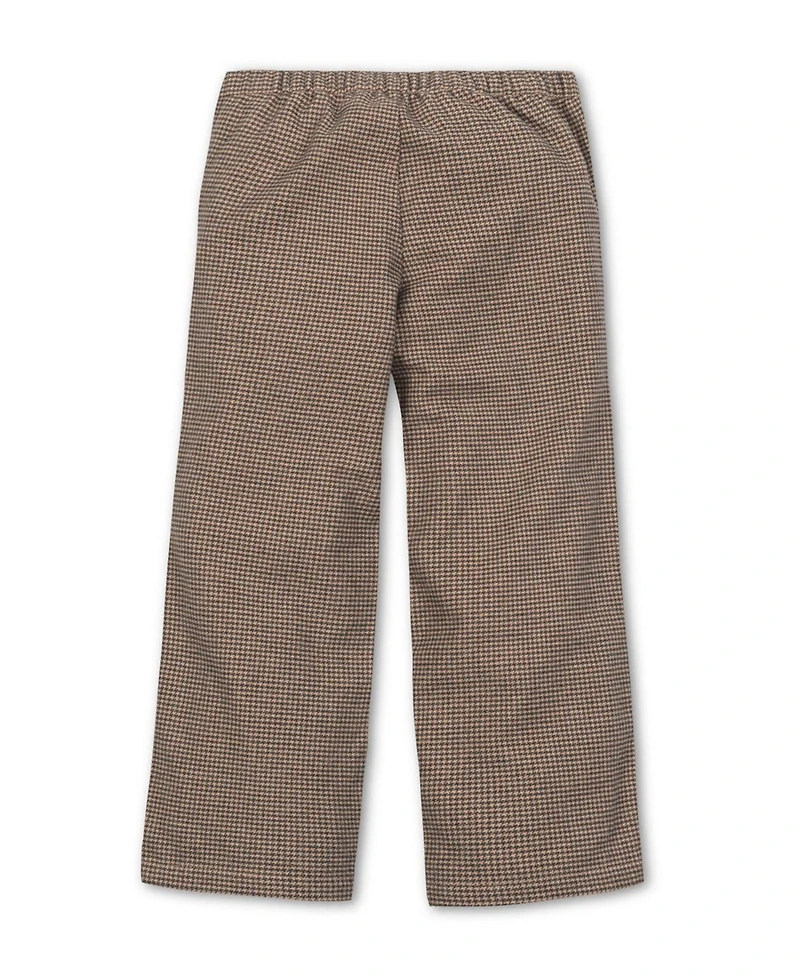 Hope & Henry Toddler Girls Organic Brushed Cotton Wide Leg Dress Pant