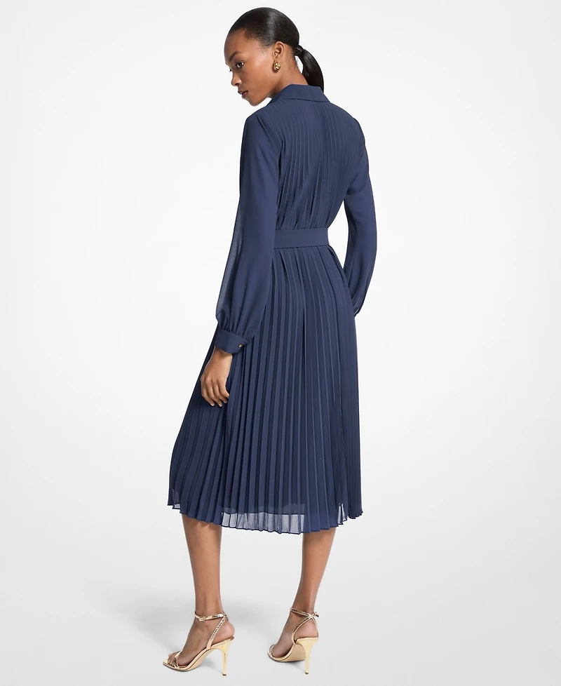 Michael Kors Women's Pleated Shirt Dress