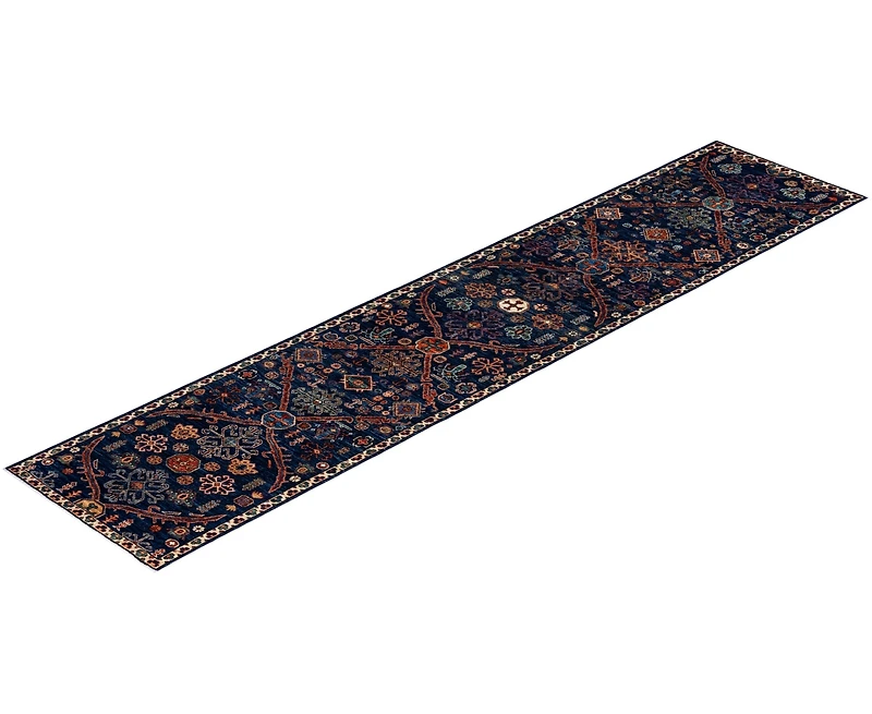 Adorn Hand Woven Rugs Serapi M1982 2'7"x11'8" Runner Area Rug