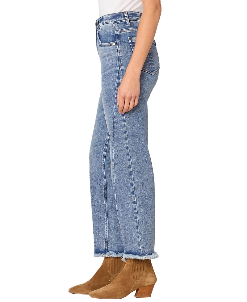 Democracy Petite High Rise Solid Ankle Pants