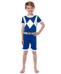 Power Rangers Boys' Character 2 Piece Tight Fit Kids Pajama Short Lounge Set