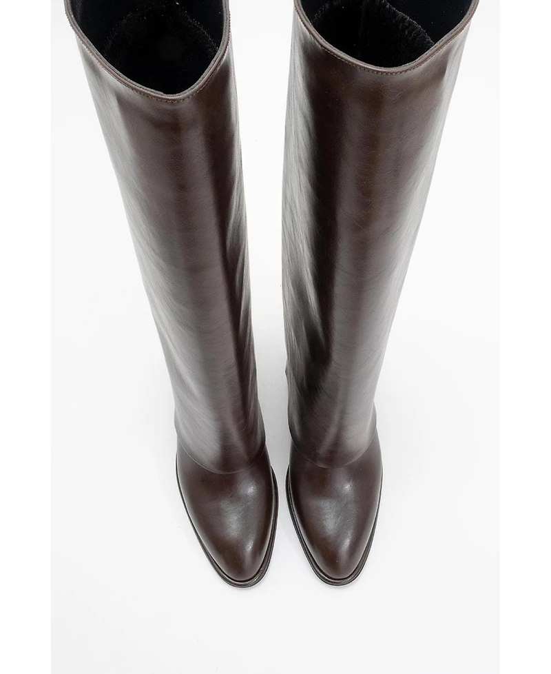 Prologue Shoes Maybe Chunky Heel Boot (Women)
