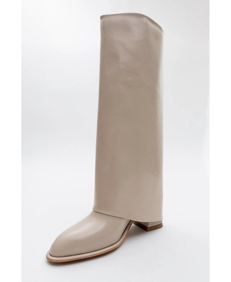 Prologue Shoes Maybe Chunky Heel Boot (Women)