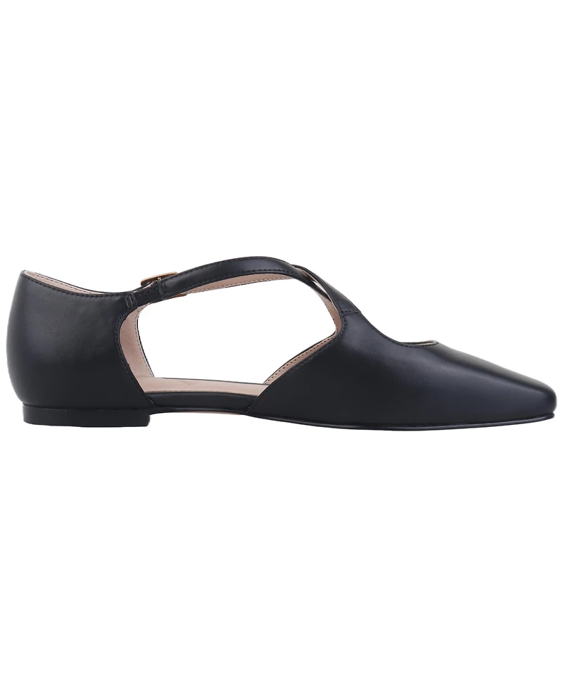 Giani Bernini Women's Perrie Crisscross Strap Flats, Created for Macy's