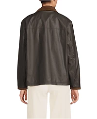 Lands' End Women's Waxed Cotton Barn Jacket