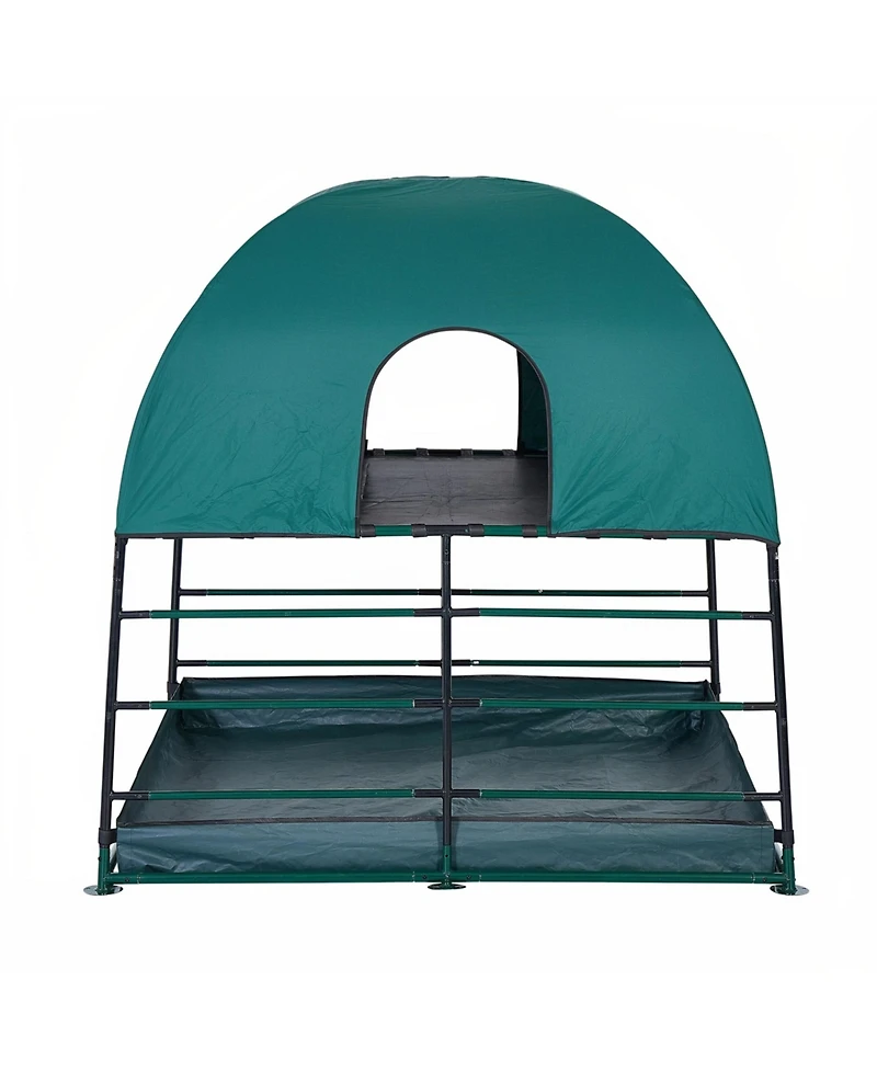 JumpKing Climbing Den with Ball Pit – Multi-Level Play Structure for Imaginative & Active Play (Climbing Den Only)