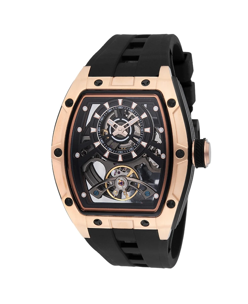 Invicta Men's 49037 S1 Rally Automatic 3 Hand Black Dial Watch