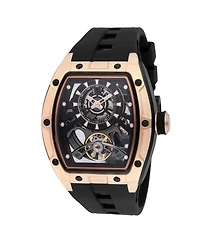 Invicta Men's 49037 S1 Rally Automatic 3 Hand Black Dial Watch