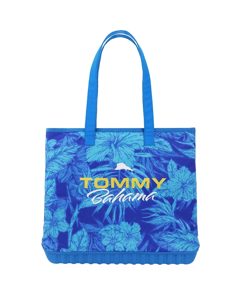 Tommy Bahama Water-Repellent Tote with Pouch – Tropical Floral Print