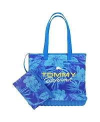 Tommy Bahama Water-Repellent Tote with Pouch – Tropical Floral Print