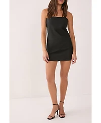 Nasty Gal Women's Cutwork Side Tailored Strappy Mini Dress