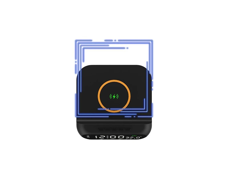 3P Experts Wireless Charger Alarm Clock