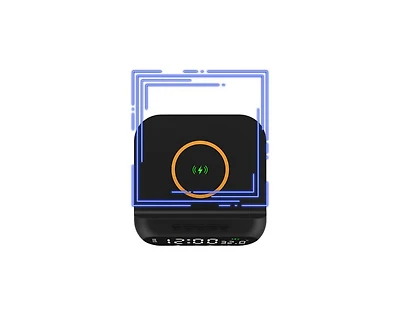 3P Experts Wireless Charger Alarm Clock