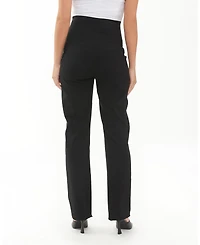 Ripe Maternity Phoenix Straight Leg Pant Black