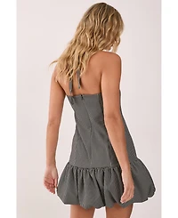 Nasty Gal Women's Structured Puffball Bandeau Mini Dress