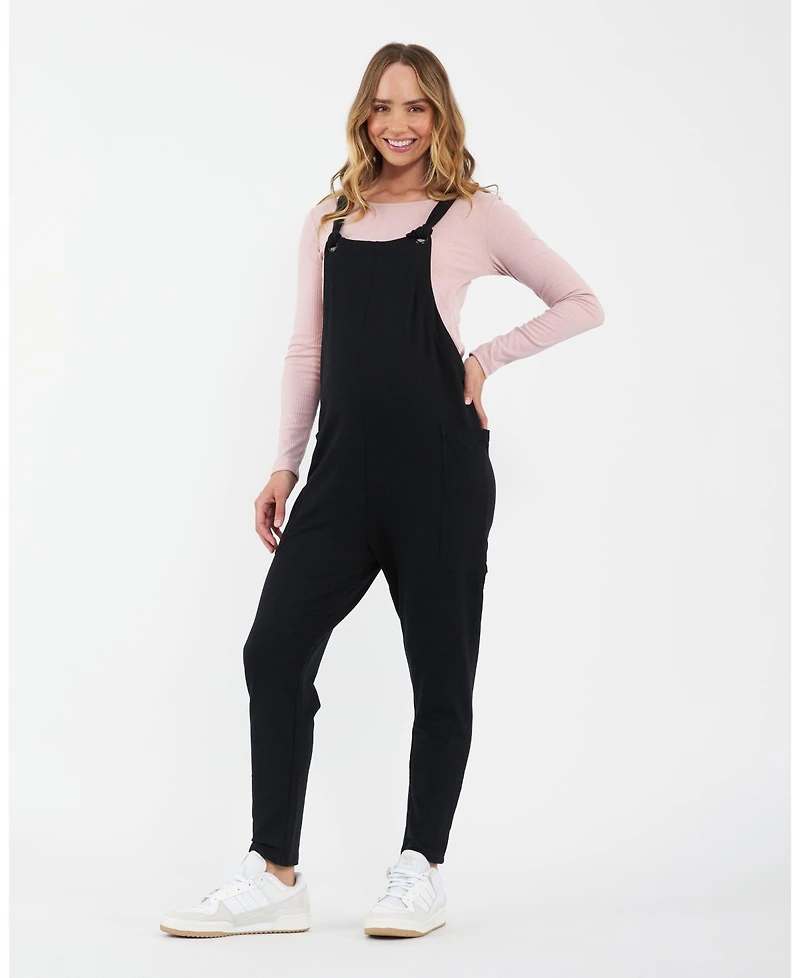Ripe Maternity Perrie Black Playsuit