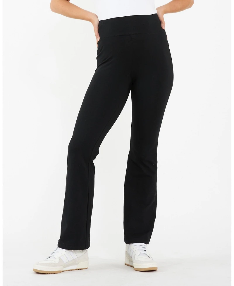 Ripe Maternity Organic Jersey Flare Pant Black - Comfortable and Stylish Wear