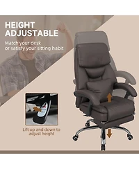 Vinsetto Executive Office Chair with Kneading Massage Swivel Wheels