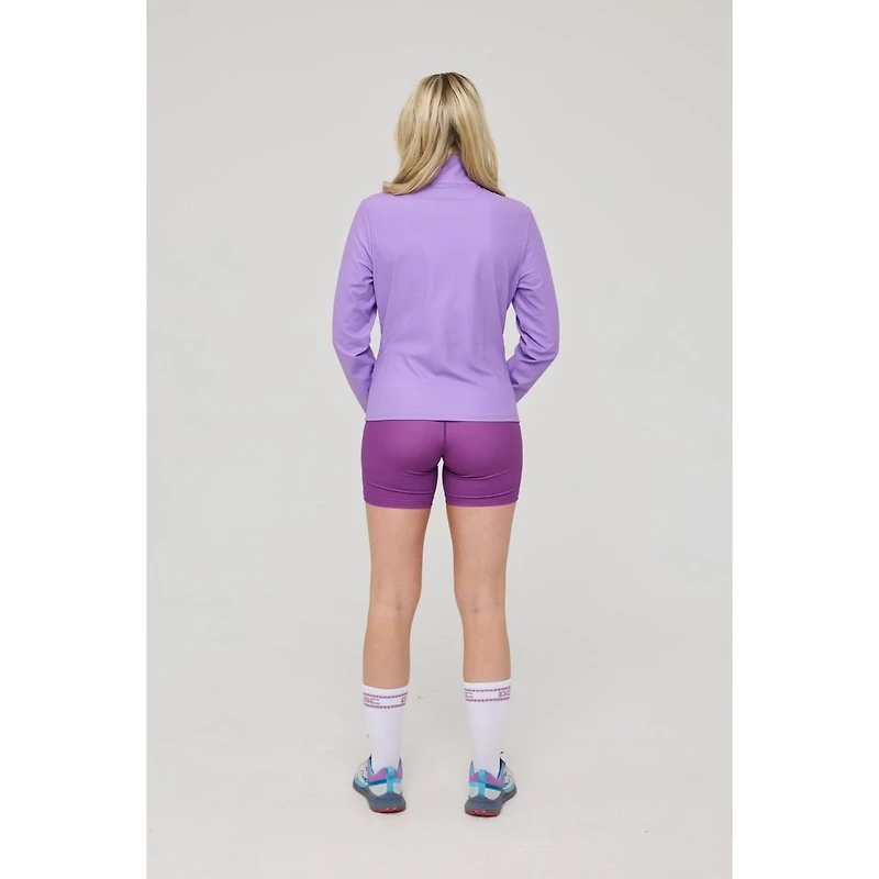 Oosc Infinite Cropped Zipped Jacket - Purple