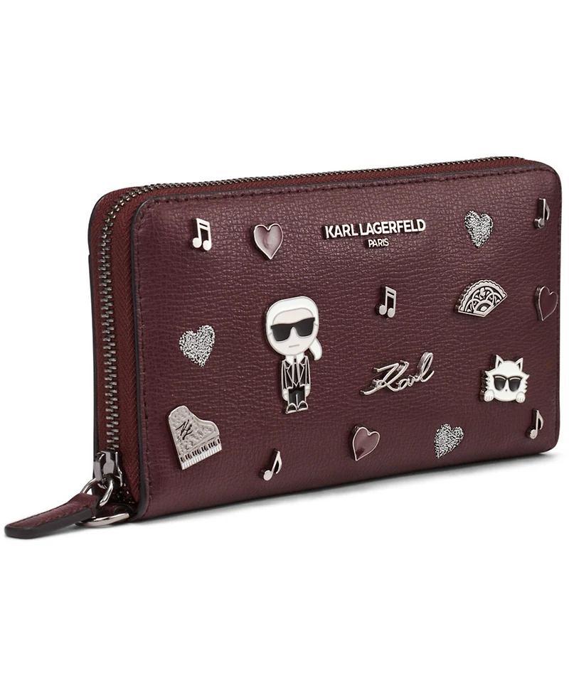 Karl Lagerfeld Paris Maybelle Continental Zip Wallet