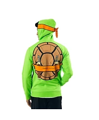 Teenage Mutant Ninja Turtles Michelangelo Long Sleeve Men's Green Cosplay Hoodie-xl