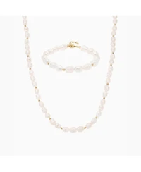 Bearfruit Jewelry Etermal Spring Cultured Pearl Necklace & Bracelet Set