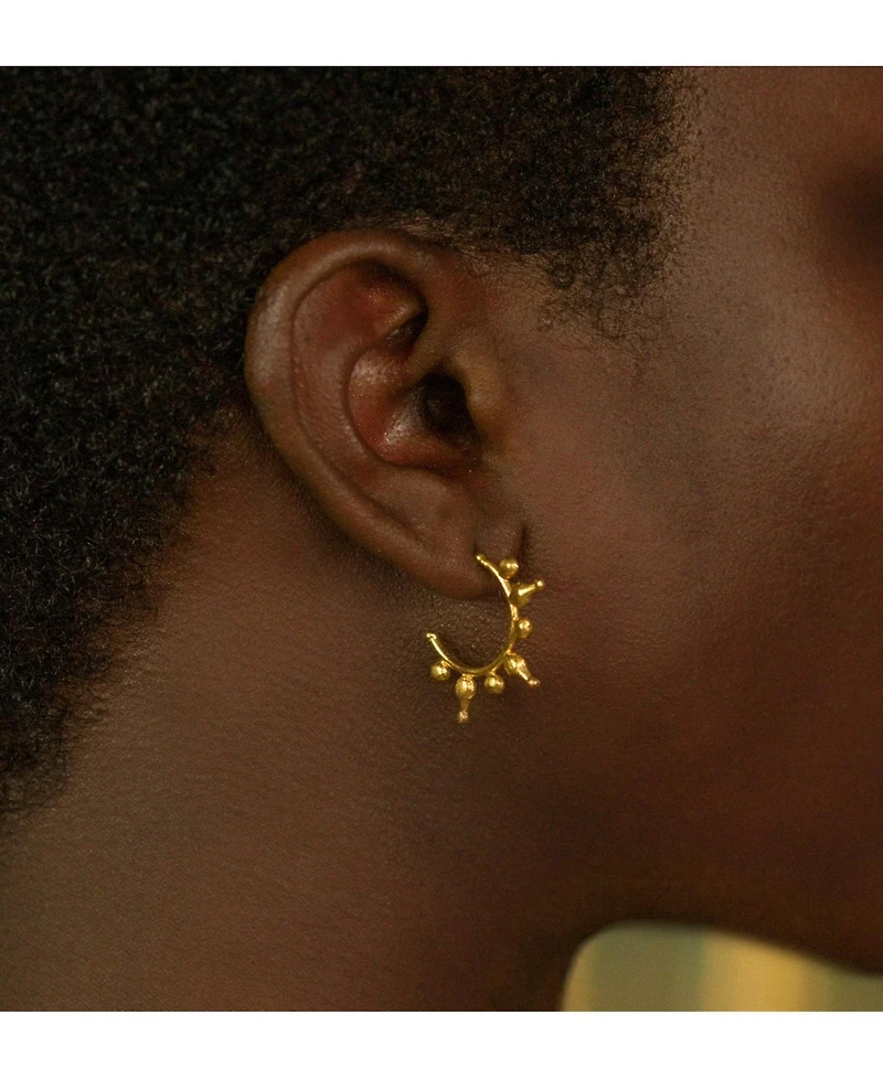 Ottoman Hands Jale Hoop Earrings