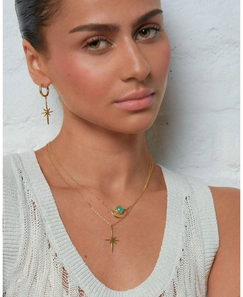 Ottoman Hands Northern Star Stud Earrings