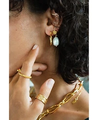 Ottoman Hands Mavis Drop Stud Earrings
