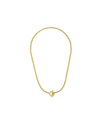 Ottoman Hands Thea Snake Chain Necklace with T-Bar