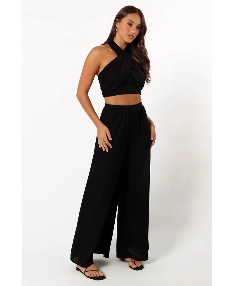Petal and Pup Women's Mary Pant Set - Black