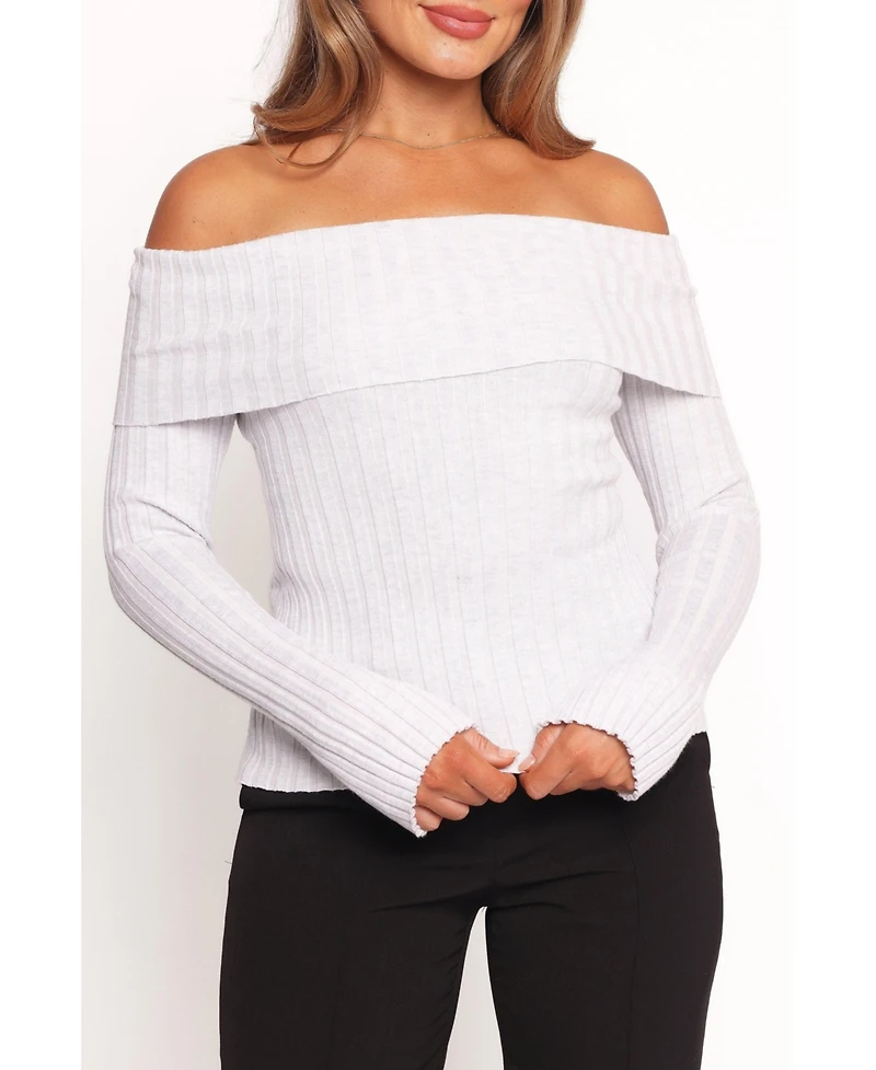 Petal and Pup Women's Anderson Wide Rib Off Shoulder Top