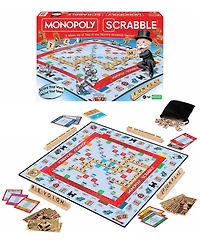 Winning Moves Monopoly Scrabble Board Game