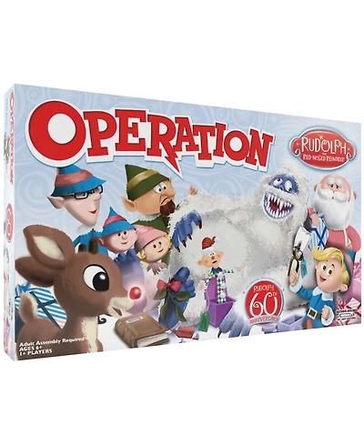 USAopoly Operation Rudolph The Red-Nosed Reindeer 60th Anniversary Edition Board Game