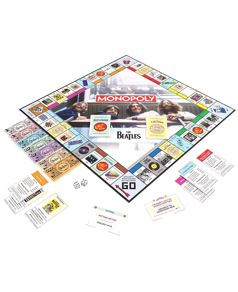 USAopoly Monopoly The Beatles Collector's Edition Board Game
