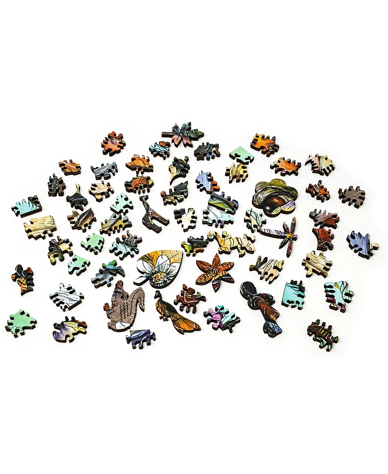 AreYouGame.com Wooden Jigsaw Puzzle It's A Jungle Out There, 599 Pieces