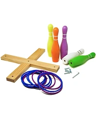 AreYouGame.com Lawn Bowling Ring Toss Outdoor Game Set