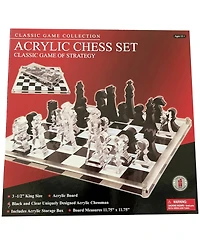 John N. Hansen Co. Classic Game Collection - Acrylic Chess Set