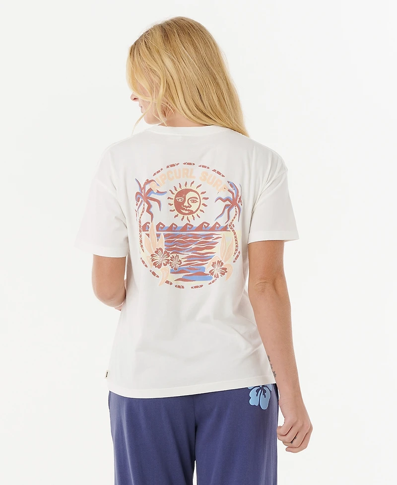 Rip Curl Women's Summer Relaxed Short Sleeve T-Shirt