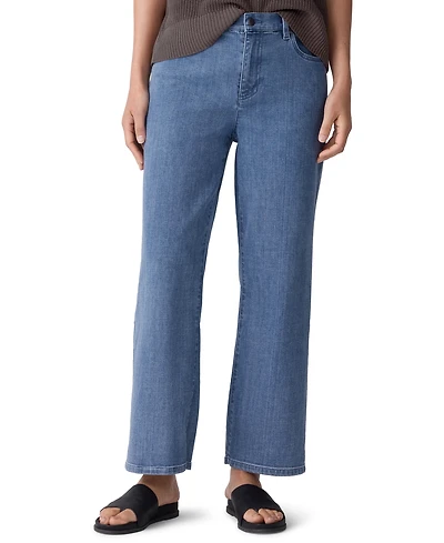 Eileen Fisher Women's Straight Ankle Jeans