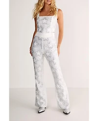 Nasty Gal Women's Star Diamante Tailored Flare Trousers