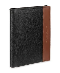 Cole Haan Men's Rfid Two-Tone Pebbled Magnetic Passport Wallet