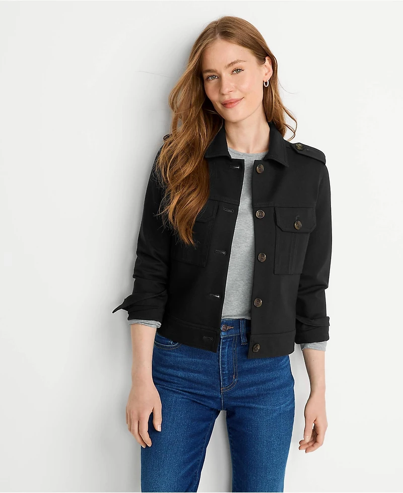 Lands' End Women's Ponte Vacation Jacket