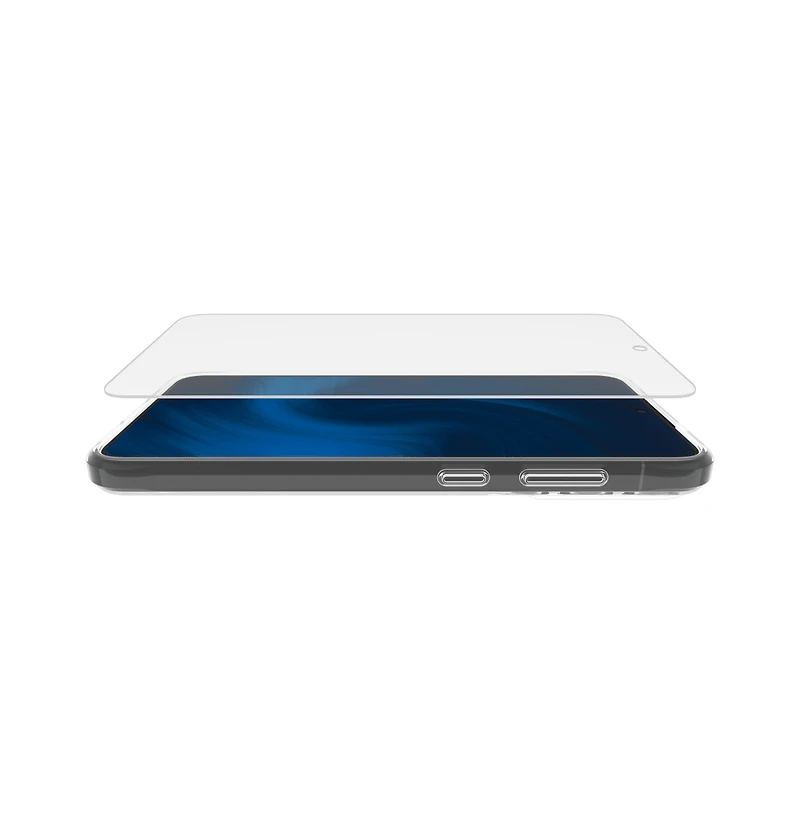 Case-Mate Protection Pack Tough Case and FlexiShield Screen Protector for Samsung Galaxy S 2025 Medium-Clear